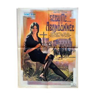 Cinema poster "Seduced and Abandoned" Stefania Sandrelli 60x80cm 1964