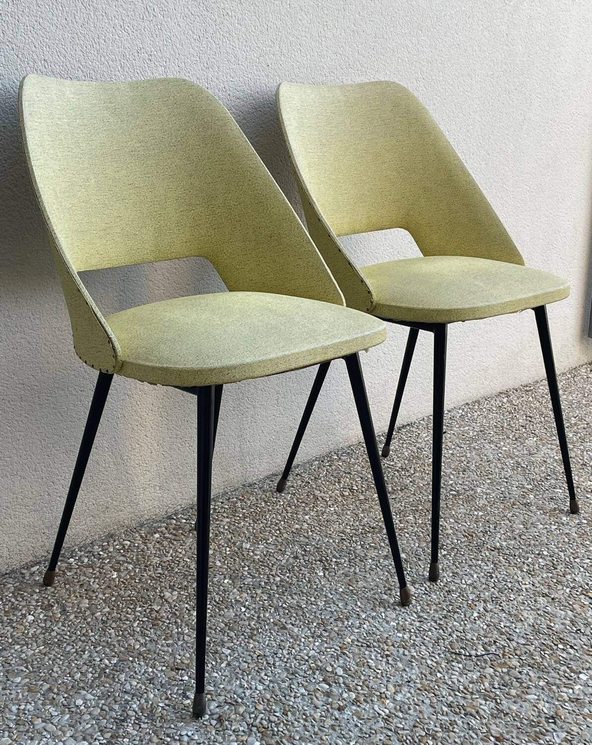 Pair of Achille Decomère chairs