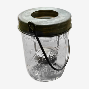 Jar Mason Jar USA authentic candle holder