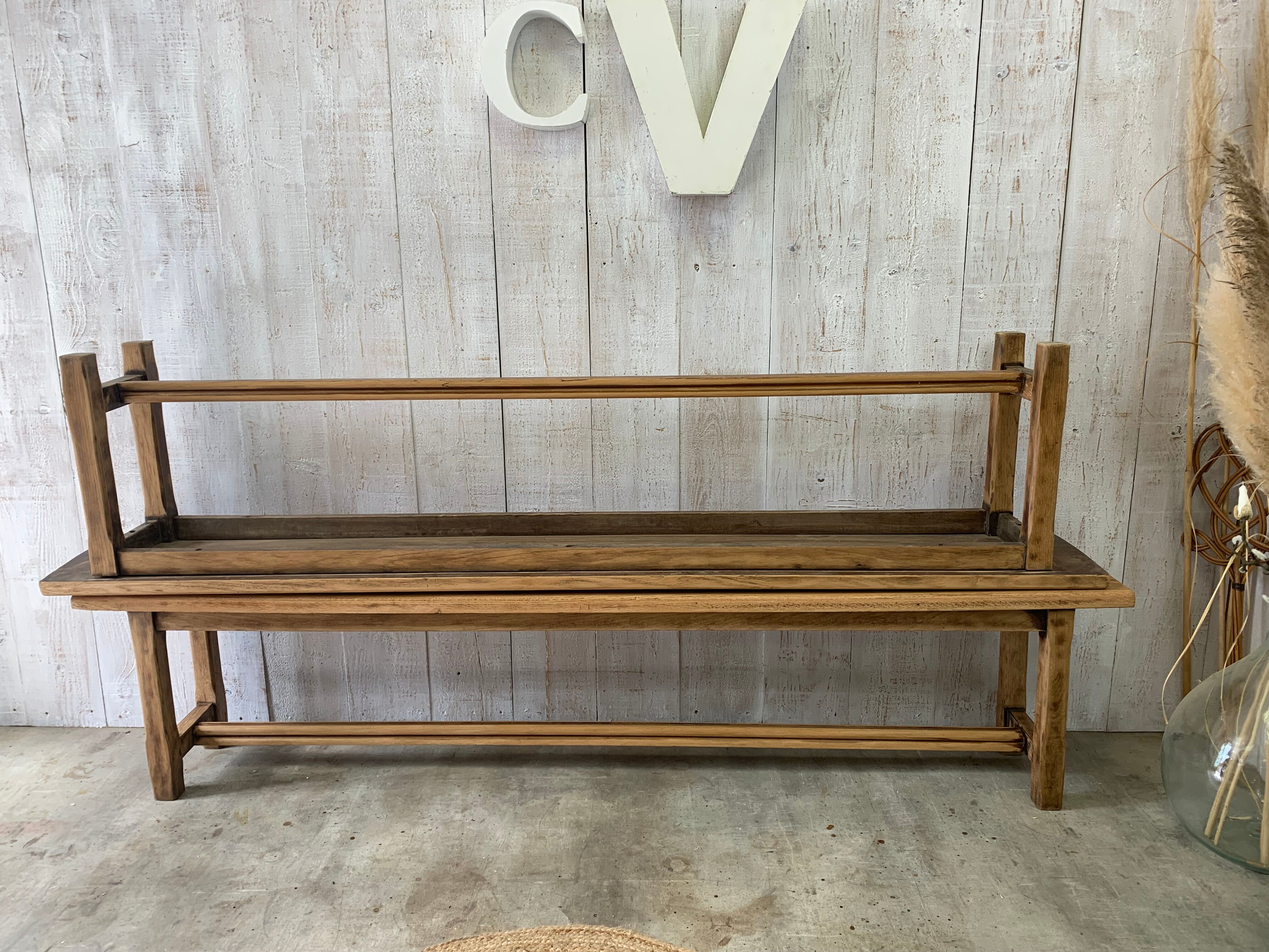 Pair of farm benches