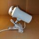 Vintage white clip-on spotlight lamp Lita