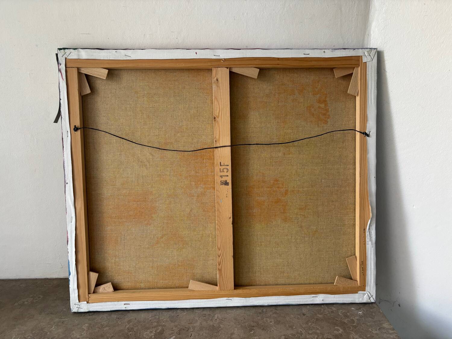 Oil on canvas "Dahlias", 1990s