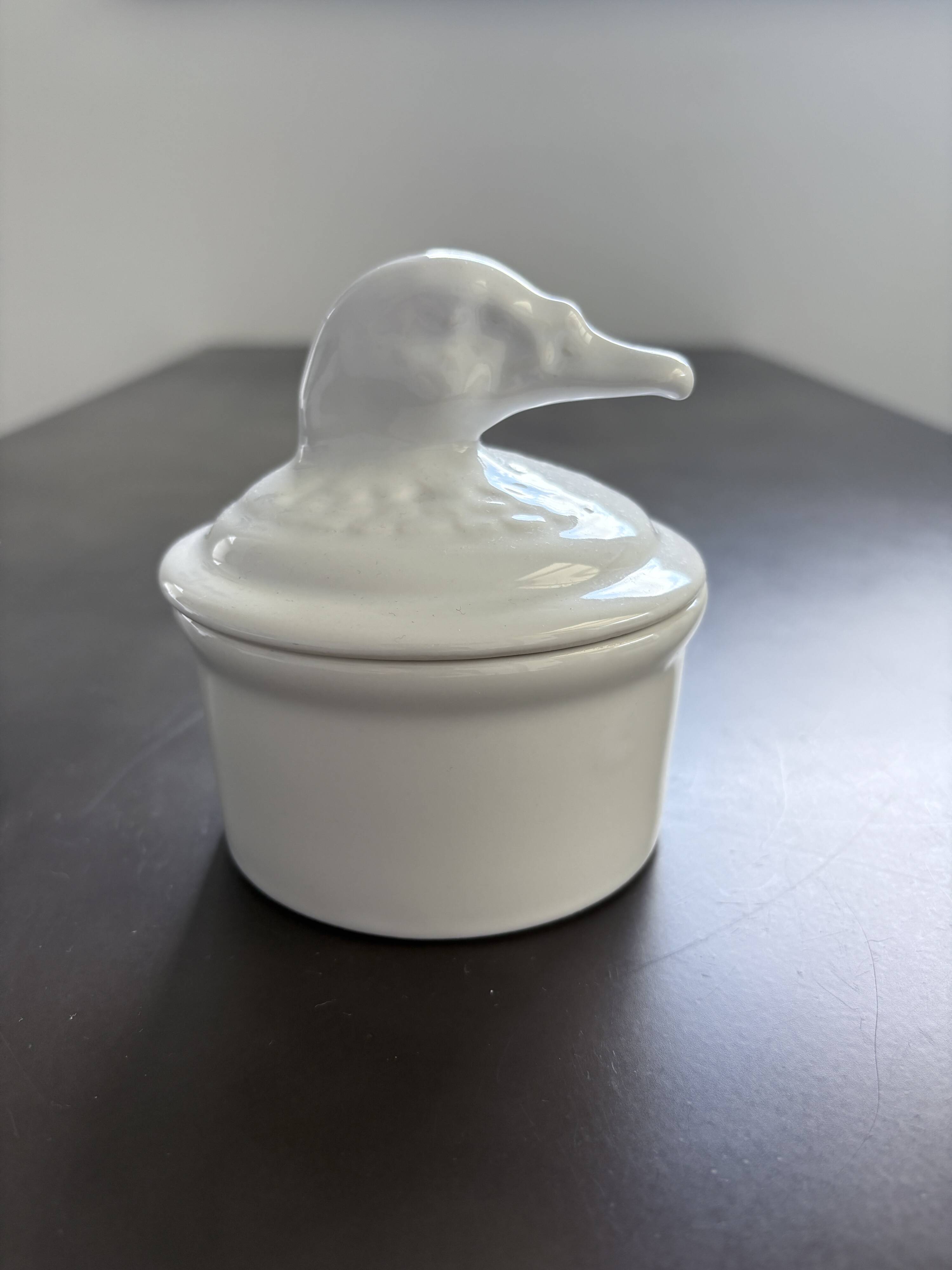 Vintage duck head ramekin