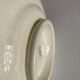 Sarreguemines ivory ivory pastry plate with godrons