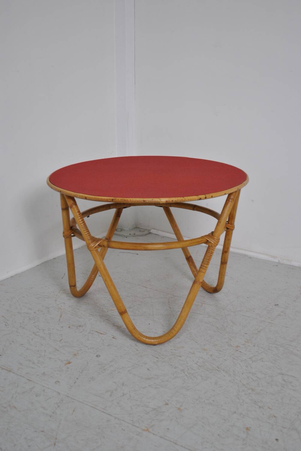 Rattan coffee table 1960