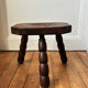 Wooden tripod stool