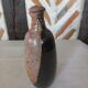 Vase bottle soliflore enamelled earth