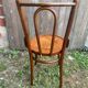 Antique Khon bistro chair no. 18 wood + vintage thermoformed seat