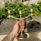 Paire de bougeoirs style empire