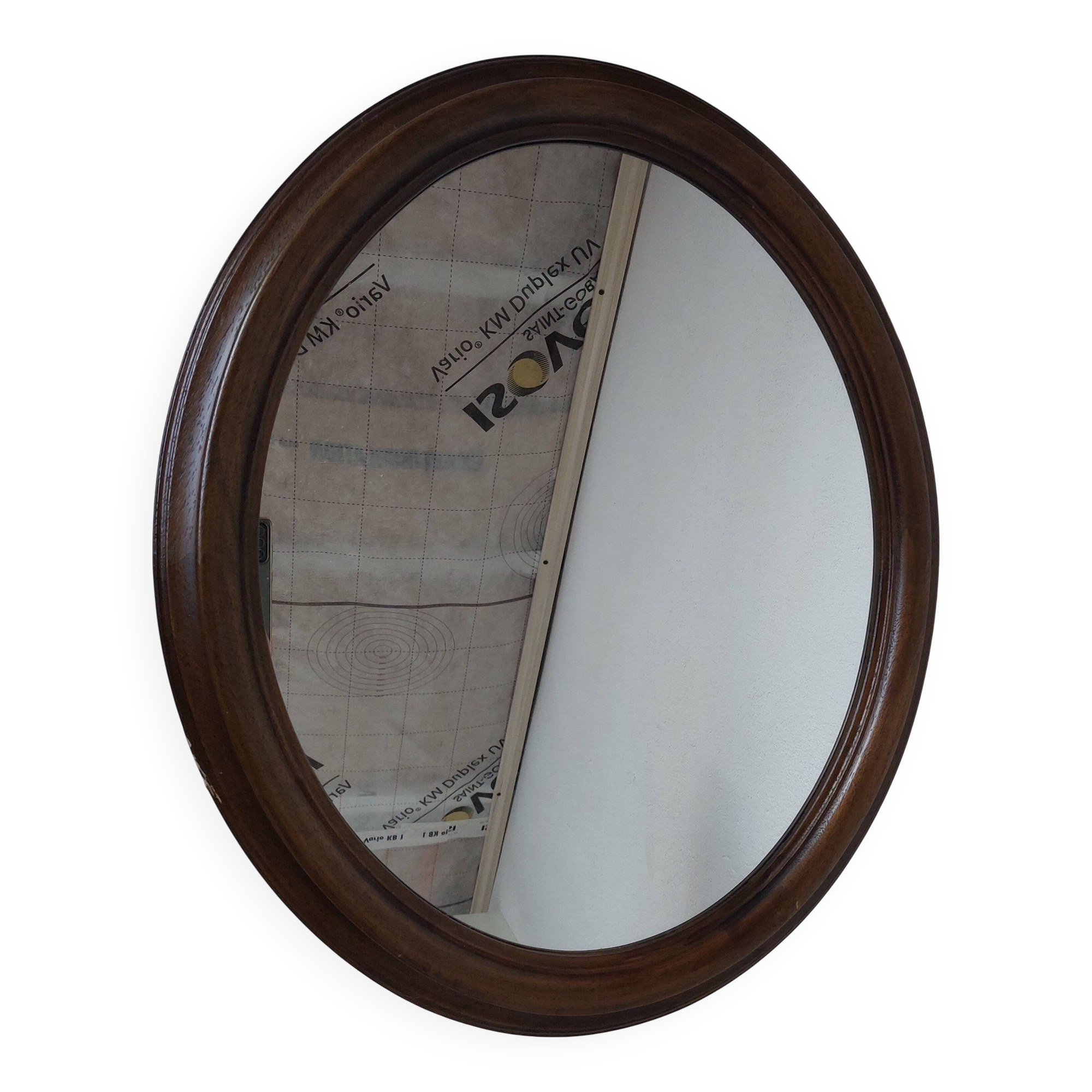 Vintage oval mirror