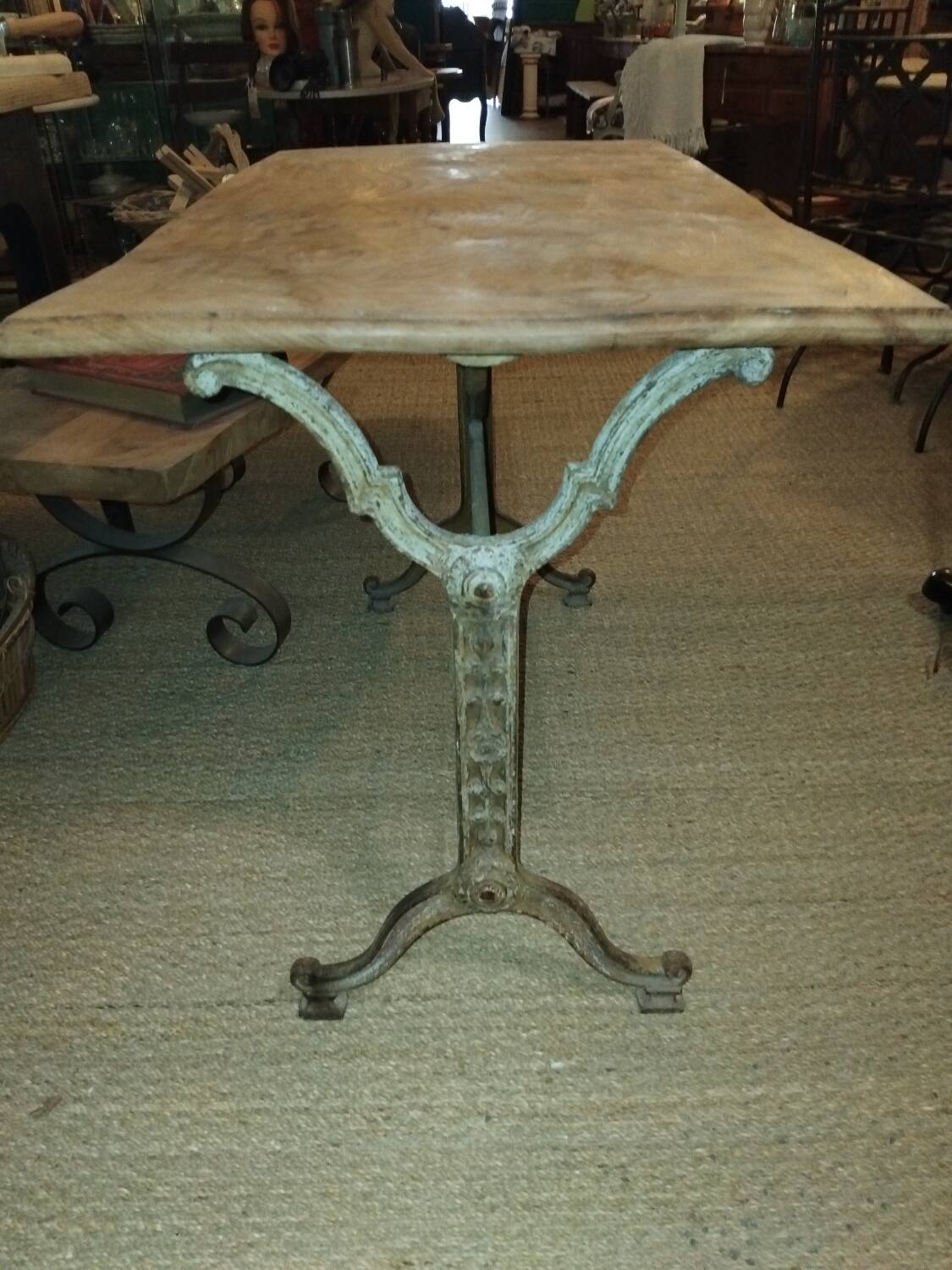 Table de bistrot plateau ormeaux