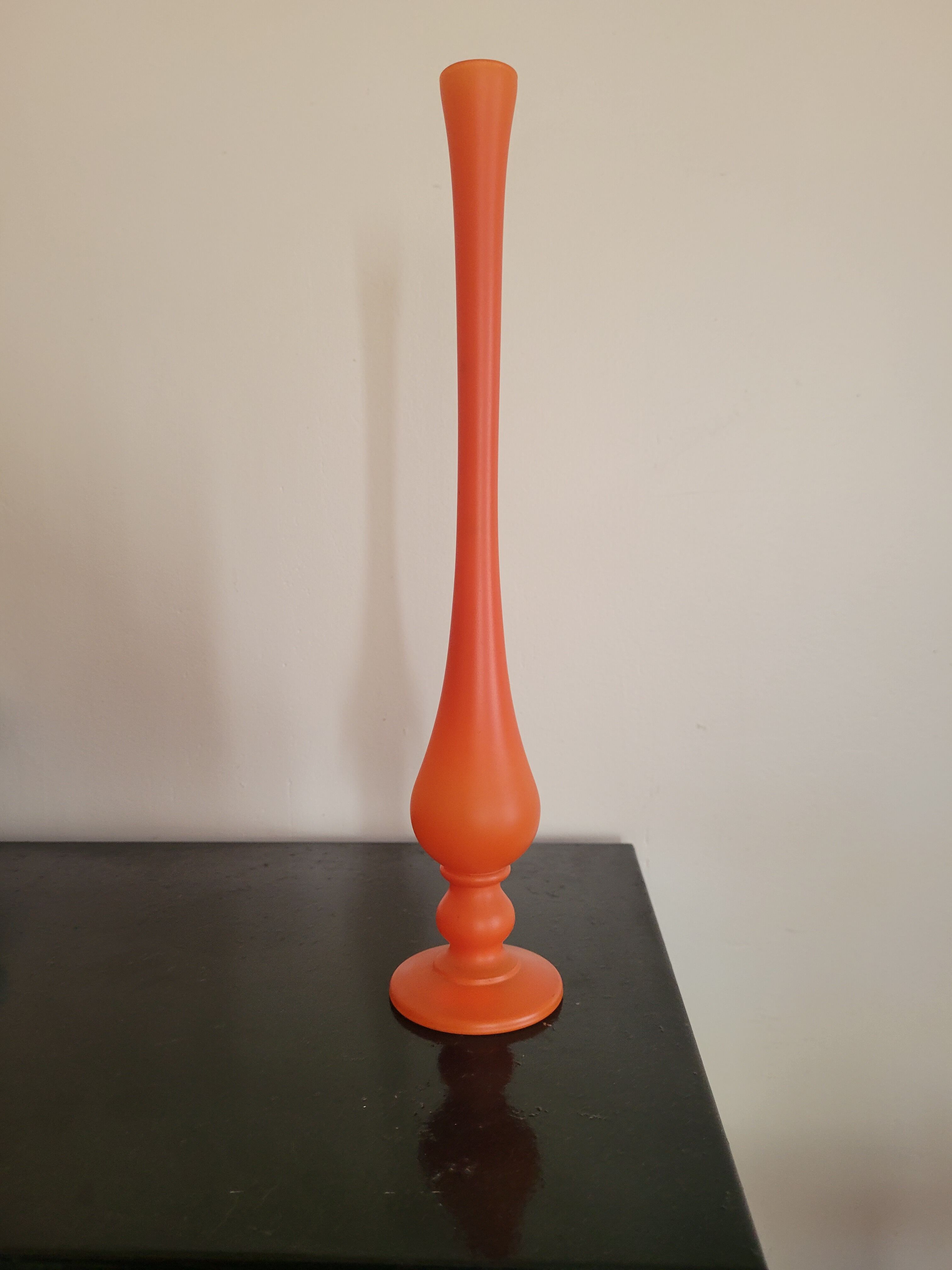 Vase orange JG Durand