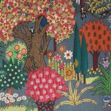 Wall tapestry hanging decoration painted exotic landscape