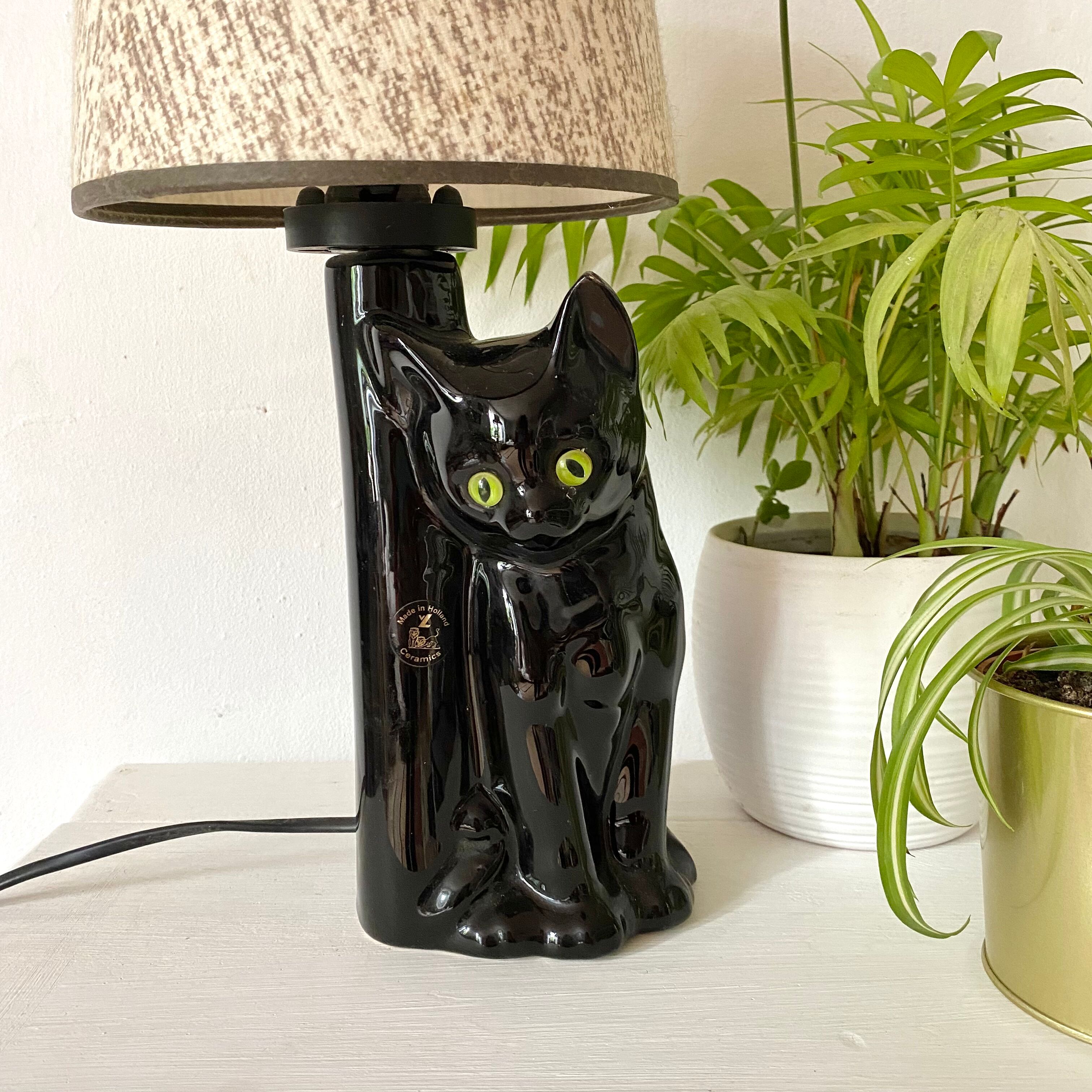 Vintage cat lamp