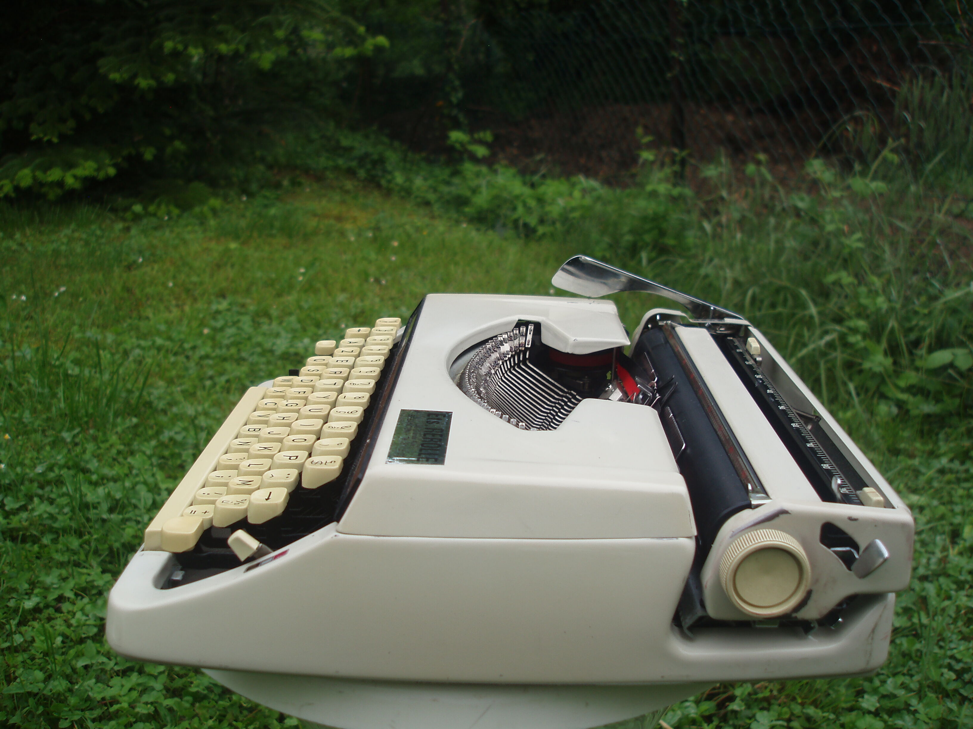 Typewriter Brother of luxury  with suitcase