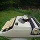 Typewriter Brother of luxury  with suitcase