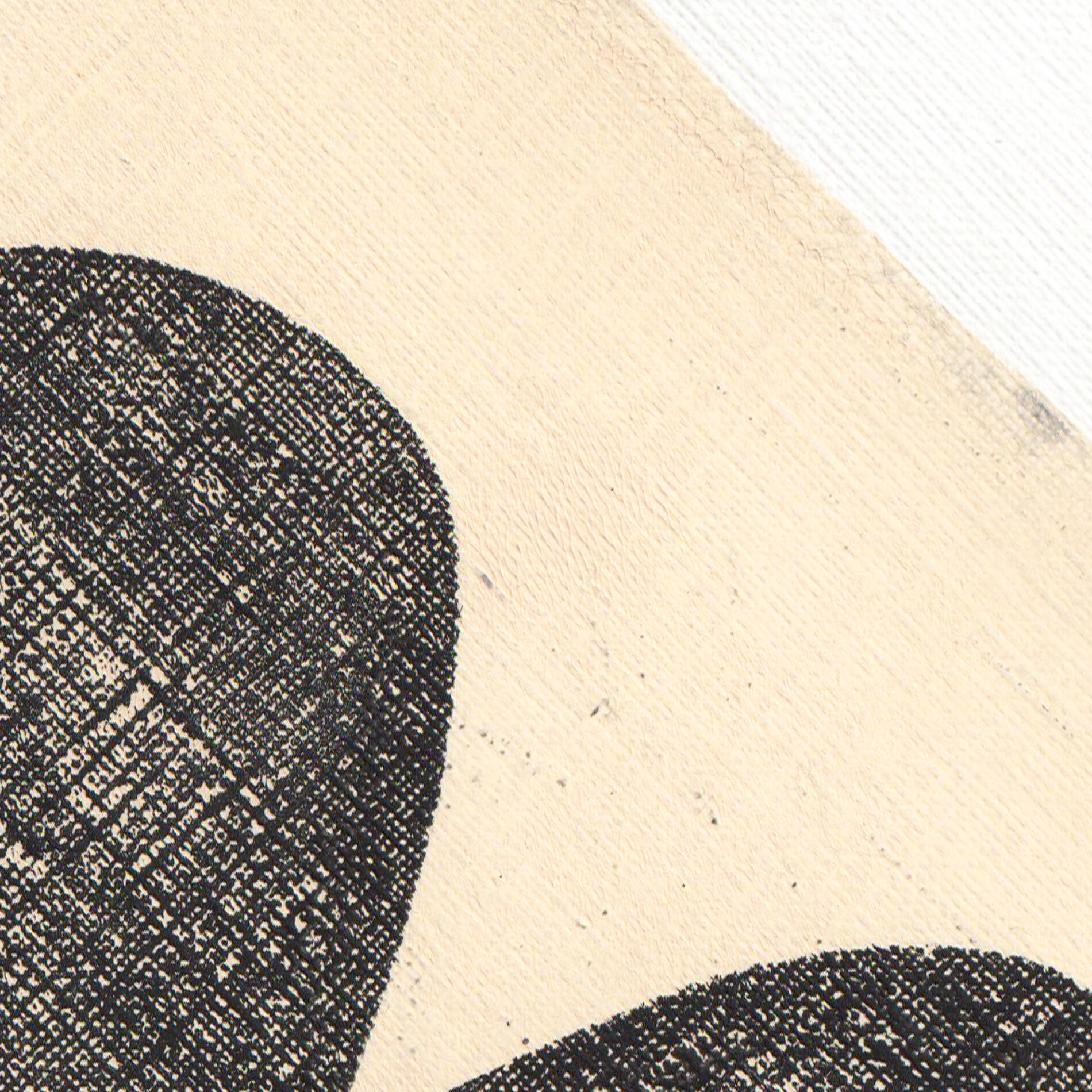 Monotype painting on paper, original dated and signed without frame