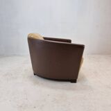 Set of 2 Calia Club or Lounge Chairs, Italy 1980's