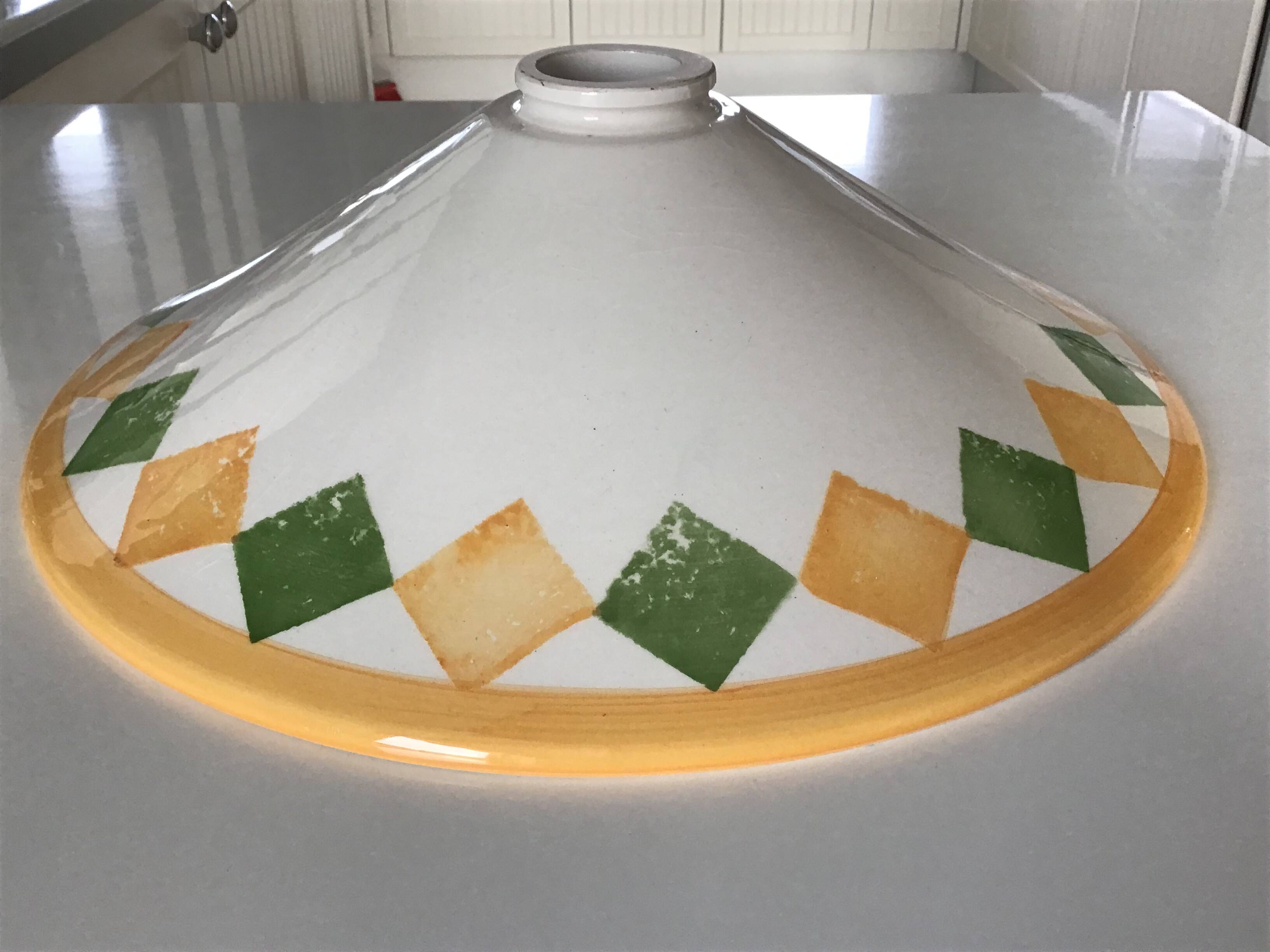 Ceramic pendant lampshade