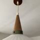 Scandinavian suspension light by Louis Kalff from the 60s-70s.