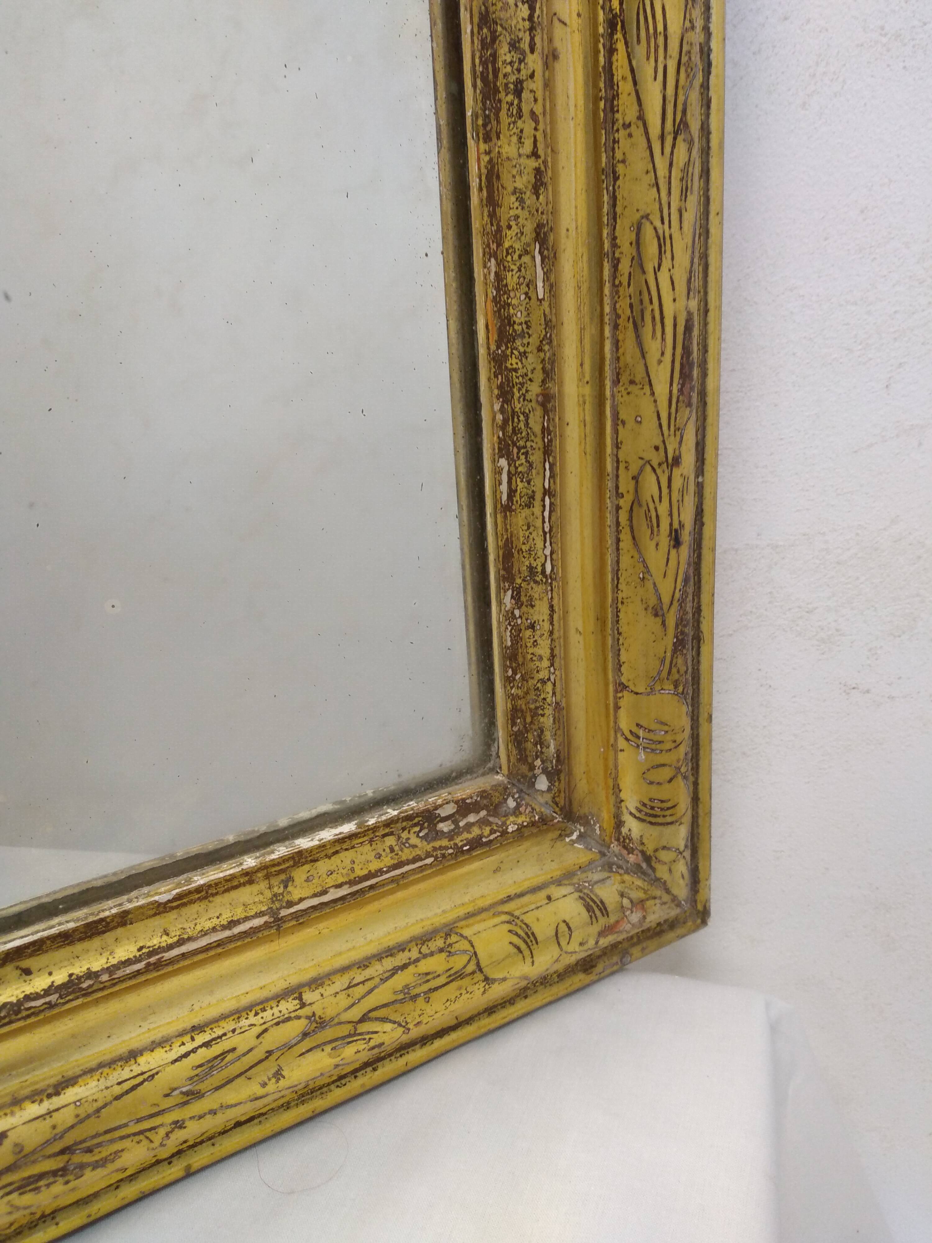 Old Louis Philippe mirror