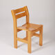 Set of 4 wooden chairs,1940s
