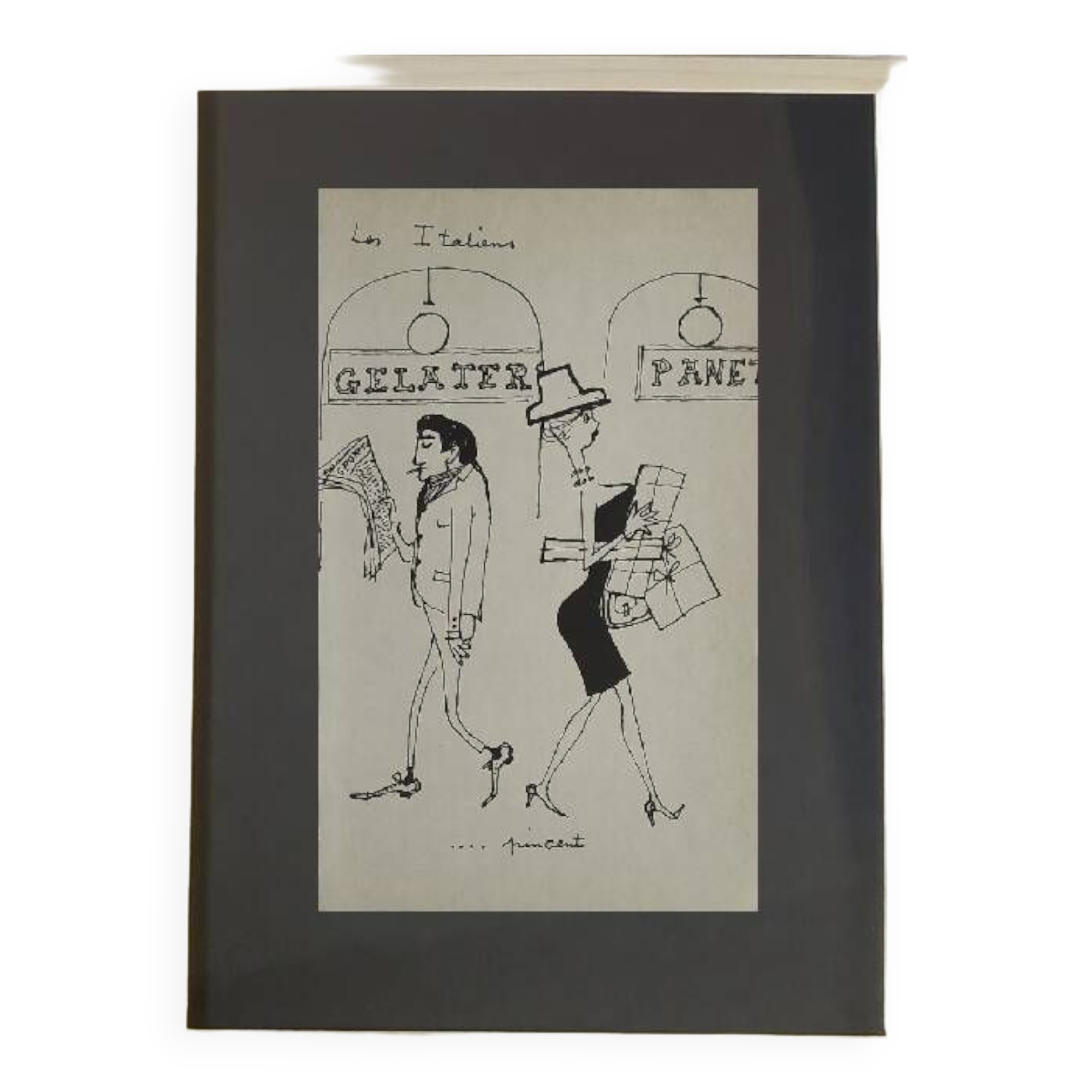 Daninos illustrations from 1962 “The Italians”