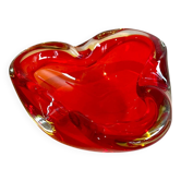 Murano glass ashtray pocket emptier from the 50s