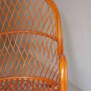 Wicker armchairs by Gervasoni, Italy, 1970s, set of 2
