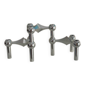 3 bougeoirs Stoff de Nagel