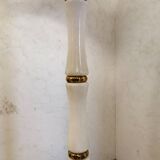 Alabaster and brass floor lamp