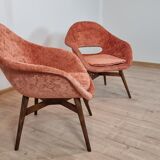Shell restored armchairs by Miroslav Navratil