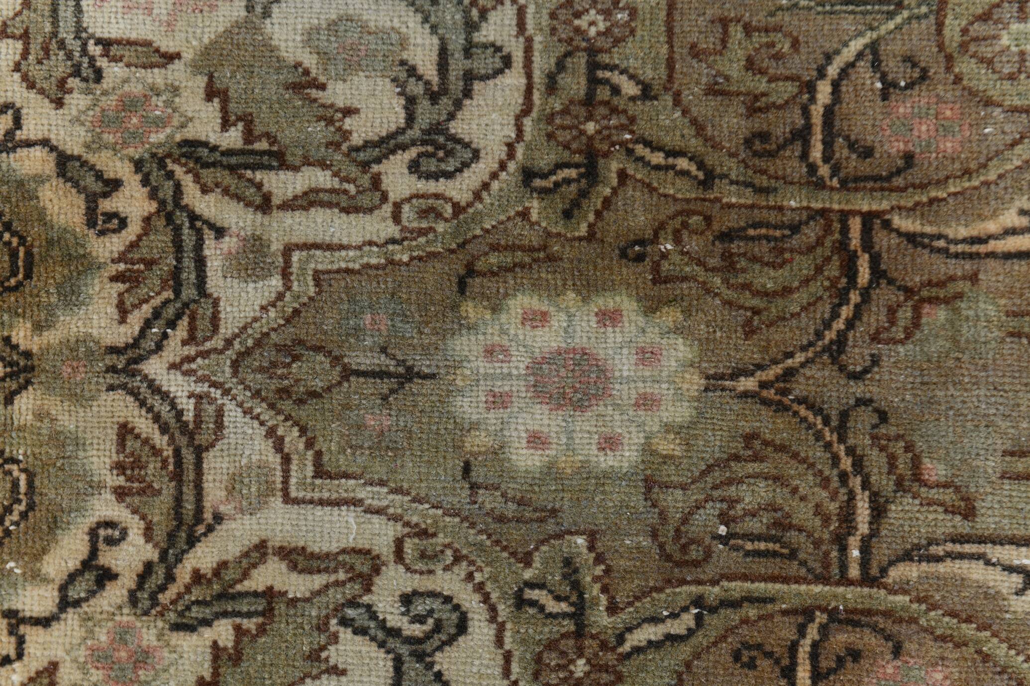 5x7 Brown & Cream Classic Vintage Rug, 150x217Cm SK23625