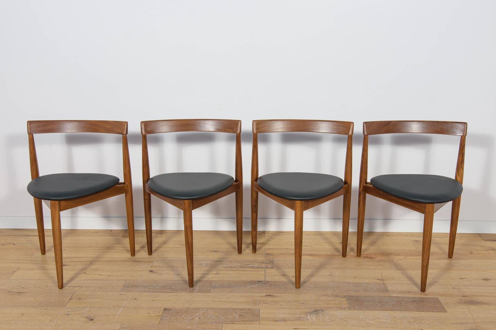 Mid-Century Teak Dining Table and Chairs Set by Hans Olsen for Frem Røjle,