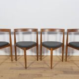 Mid-Century Teak Dining Table and Chairs Set by Hans Olsen for Frem Røjle,