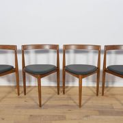 Mid-Century Teak Dining Table and Chairs Set by Hans Olsen for Frem Røjle,