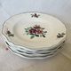 6 old soup plates, Sarreguemines, Amazona model, 1910