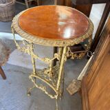 Bronze pedestal table
