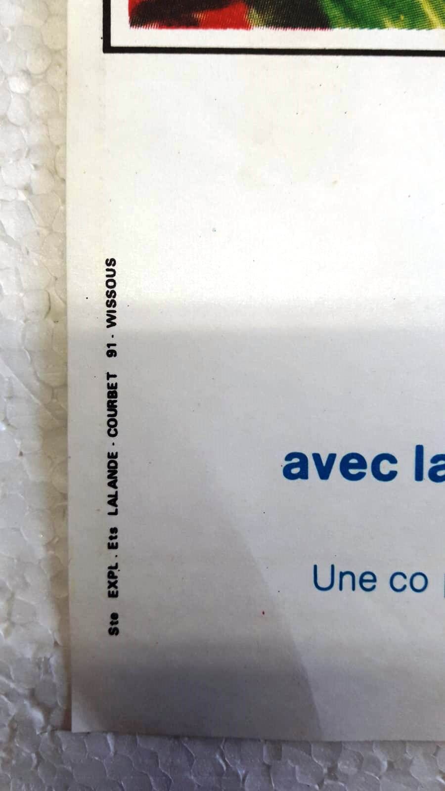 Original film poster "The Magnificent " 1973 Jean-Paul Belmondo, Bisset...