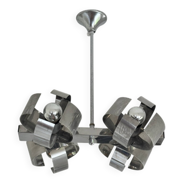 70s Space Age 4-light chandelier