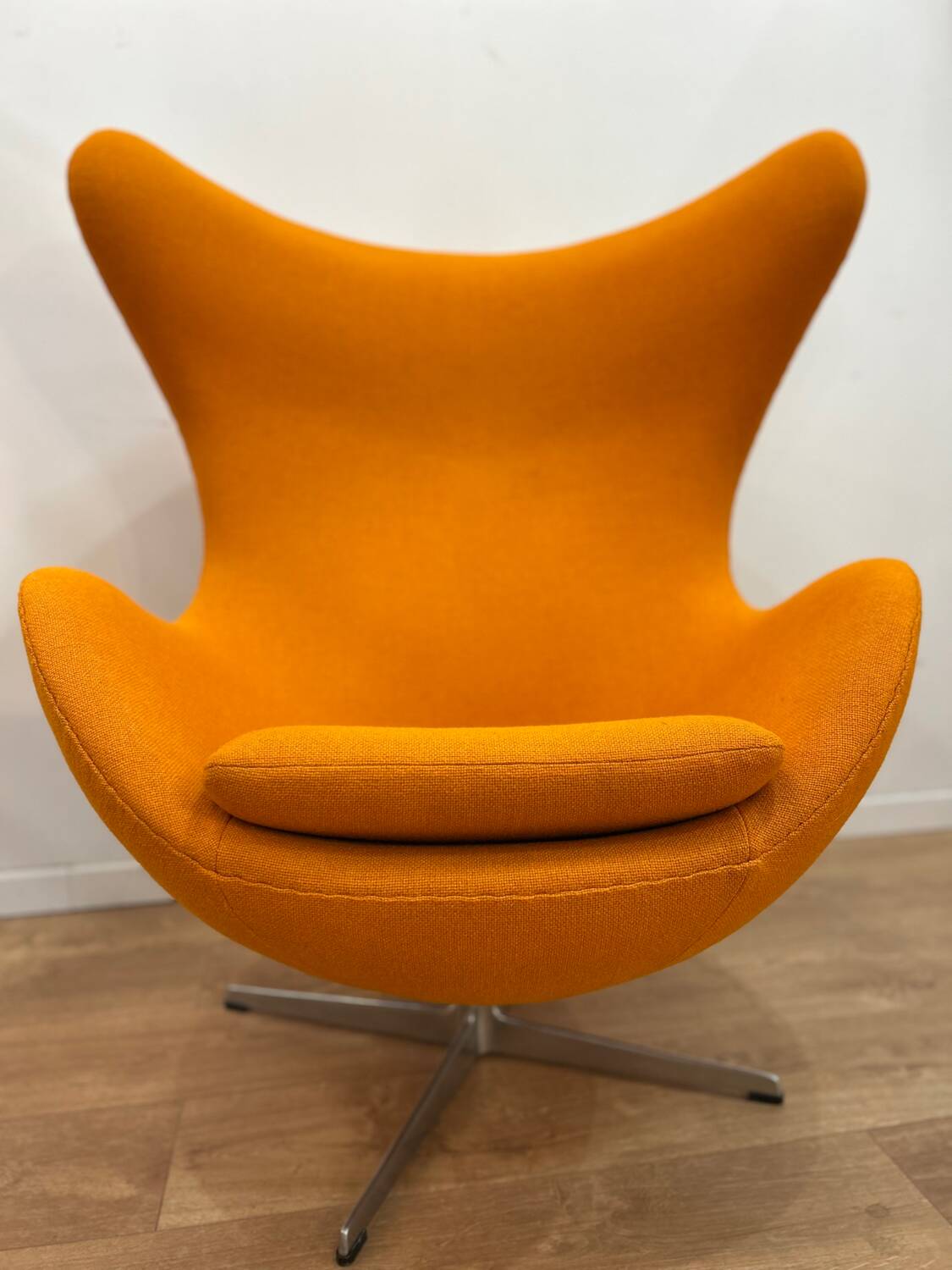 Orange Egg Chair by Arne Jacobsen