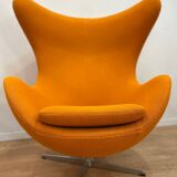 Orange Egg Chair by Arne Jacobsen