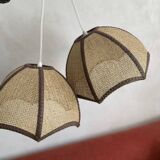 Lot 2 vintage pendant lights