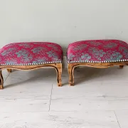 Repose-pieds anciens style Louis XV