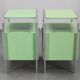 Pair of Bauhaus bedside tables, 1930, Czechoslovakia
