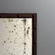 Antique tramp art folk art distressed mirror, Belgium ca 1900s