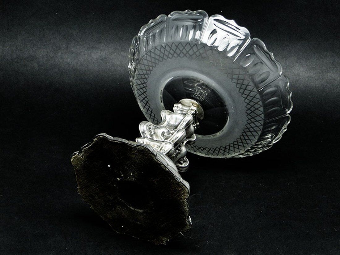 19th century Austro-Hungarian silver fruit platter