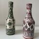 Lot de 2 bouteilles vases Safi
