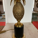Lampe ananas « Hollywood Regency »
