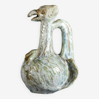 Félix Optat Miletus pitcher in glazed stoneware